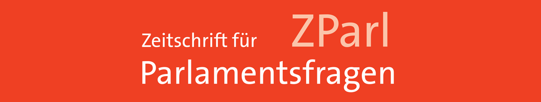 Zeitschrift für Parlamentsfragen Banner