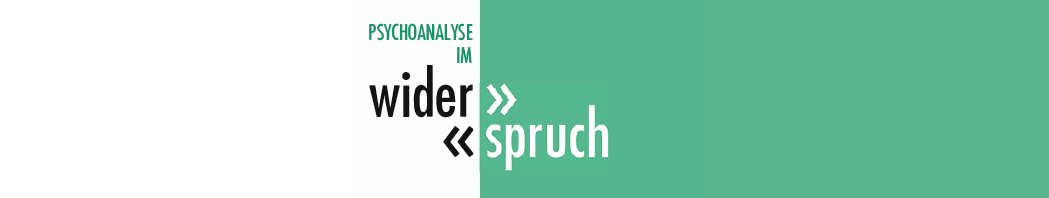 Psychoanalyse im Widerspruch Banner