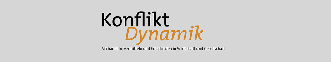 Konfliktdynamik Banner